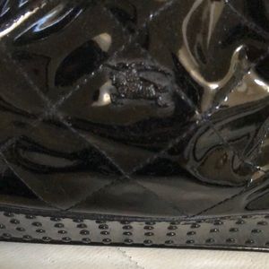 Burberry Limited edition Quilted studded Lowry Prorsum Black patent leather